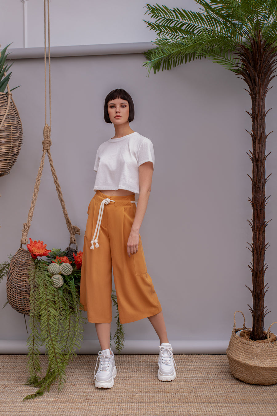 Old Fashioned Mustard culottes