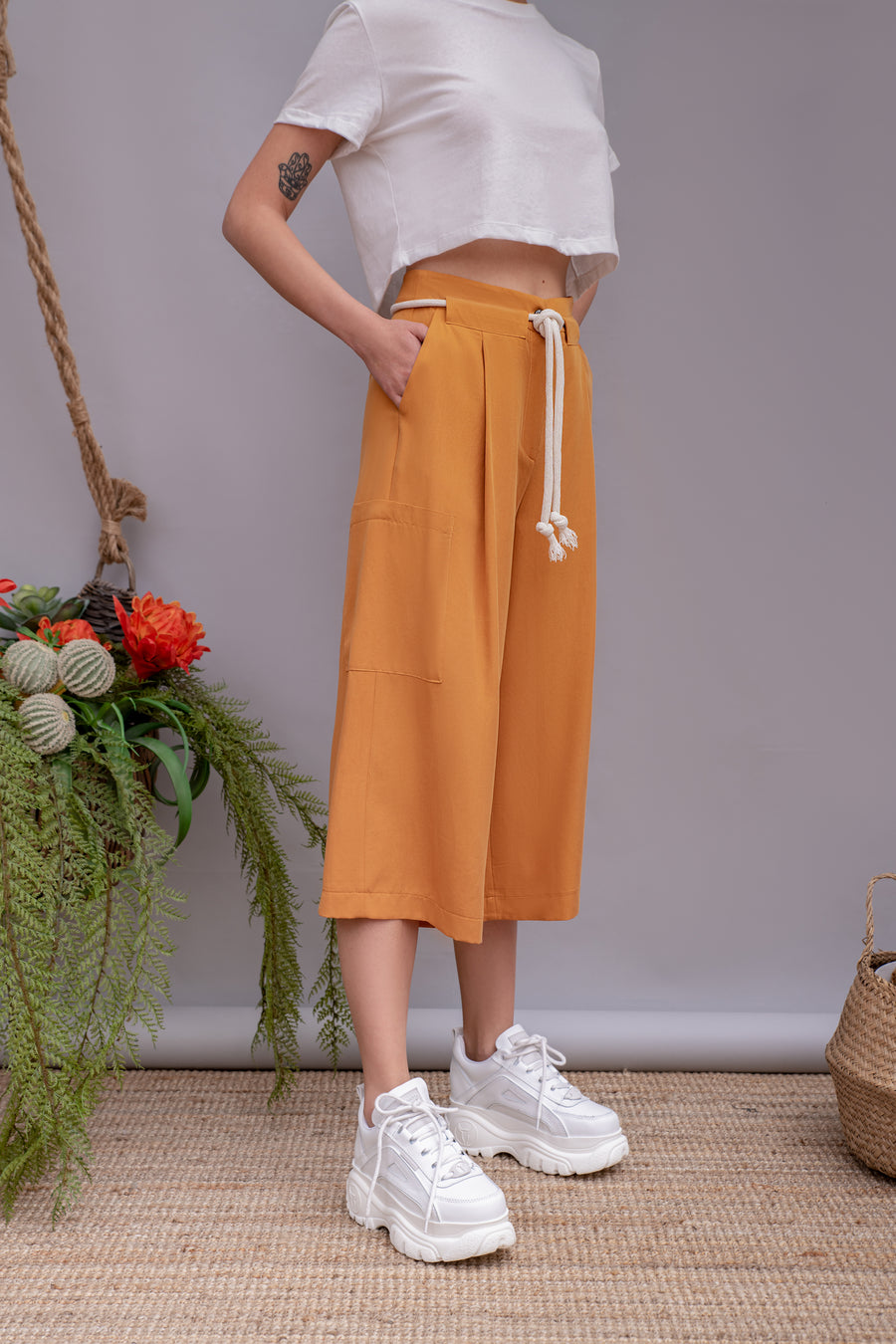 Old Fashioned Mustard culottes