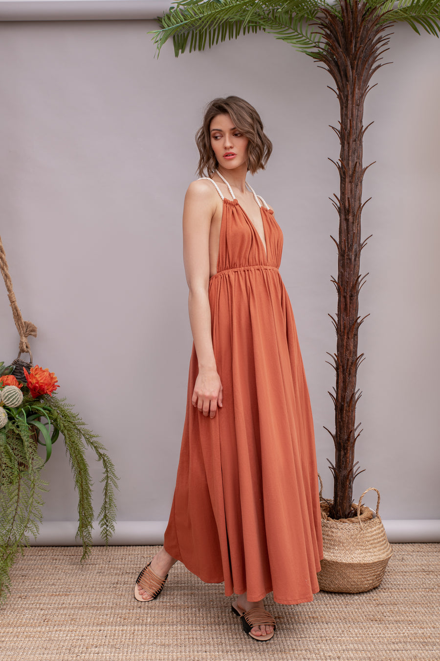 Daiquiri Terracotta Dress