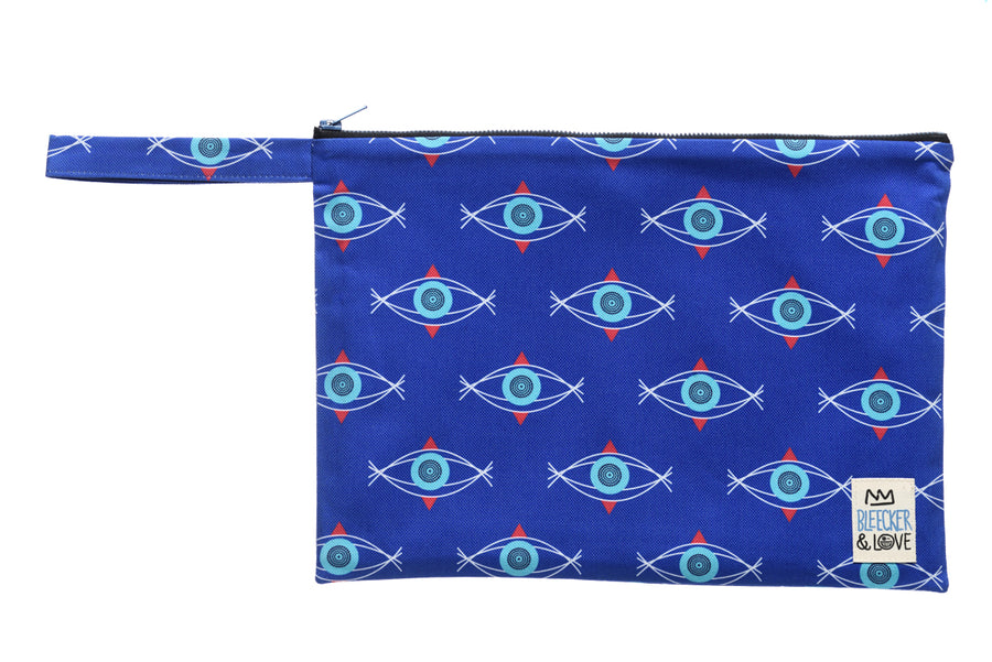 Pouch Evil Eye Turquoise