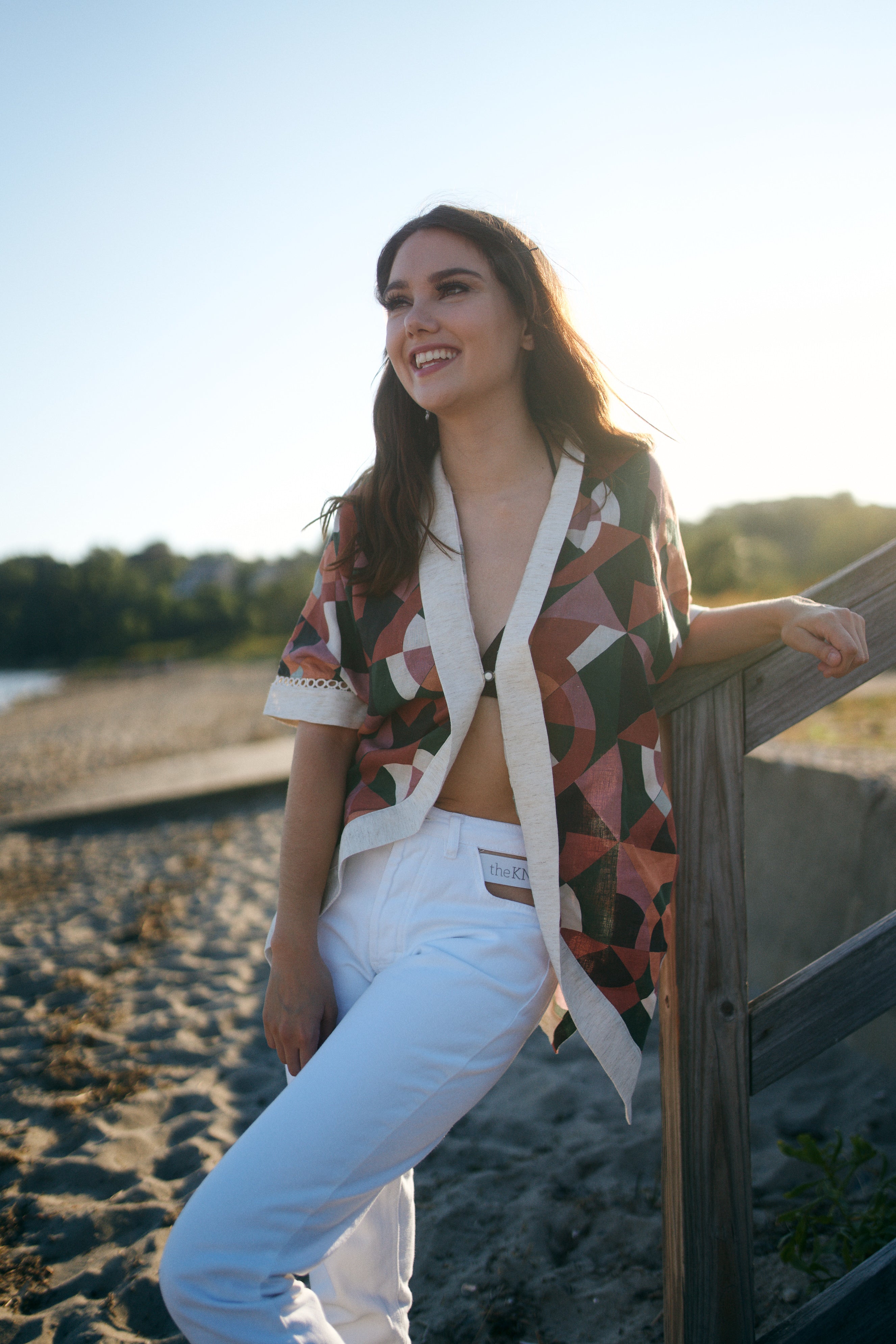 Bubble Green Print Kimono – Popella