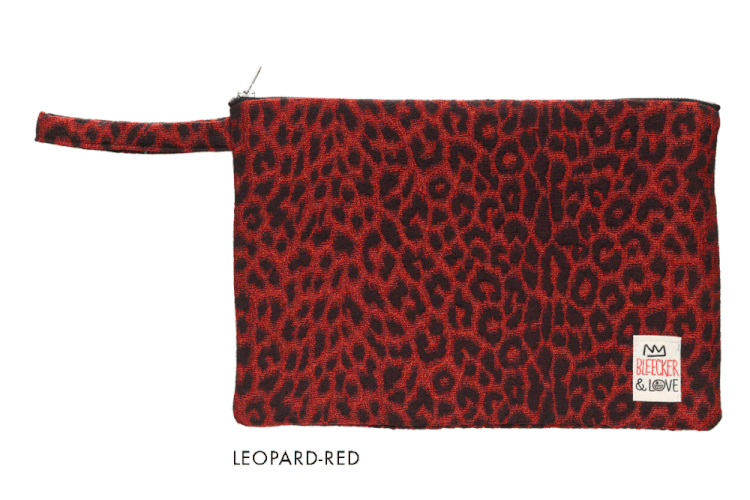Pouch Leopard Red