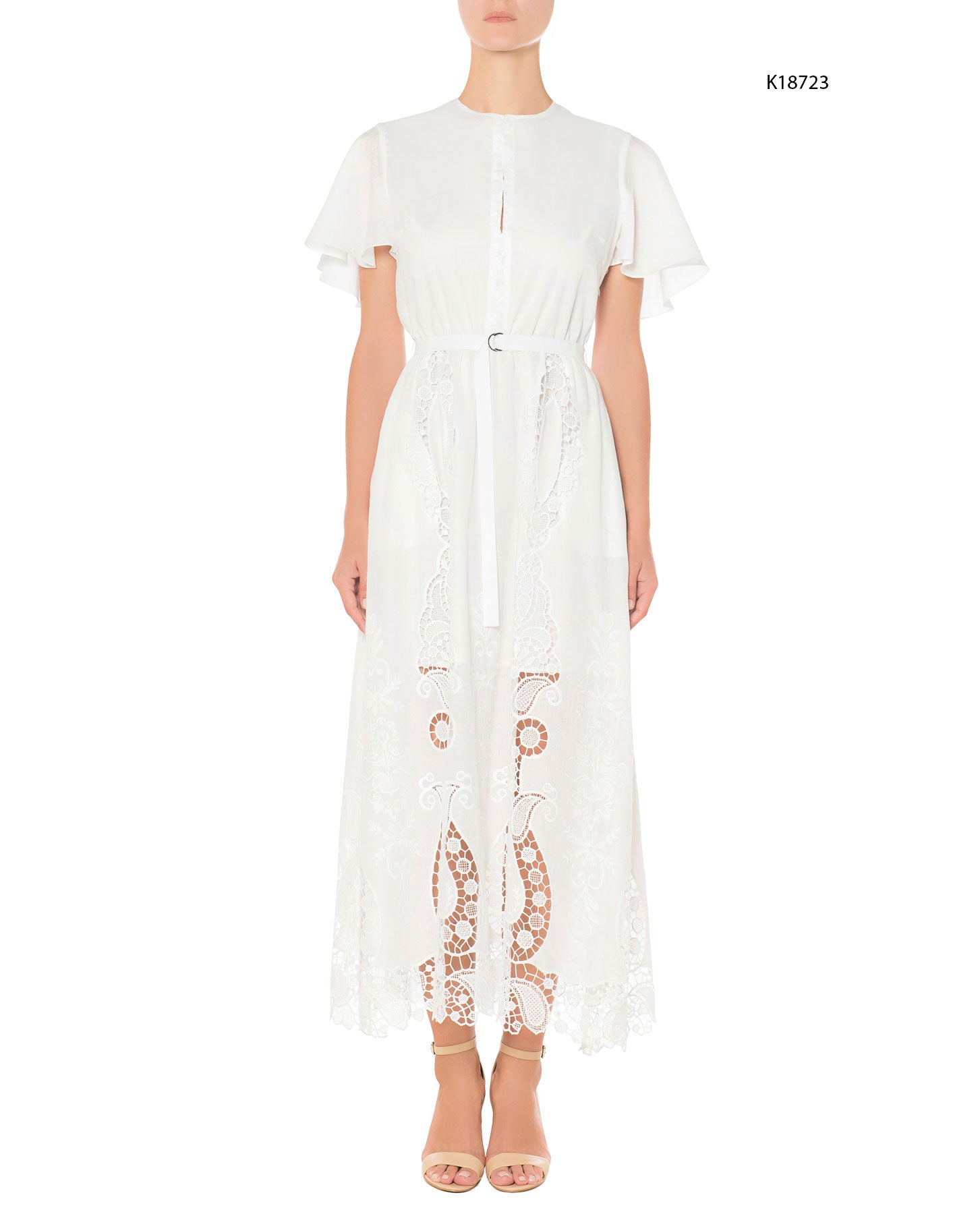 Lace long dress – Popella