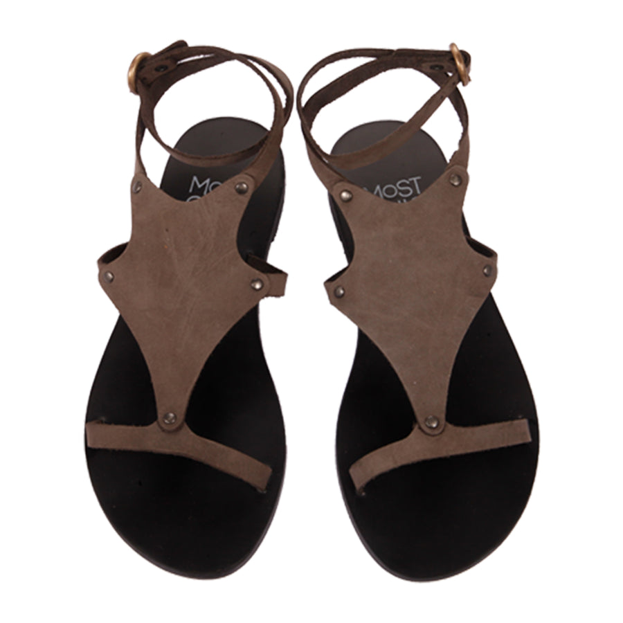 Nerine castor leather sandals