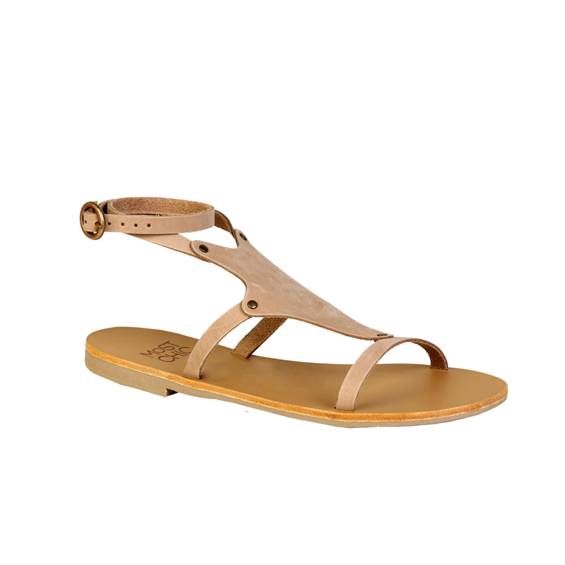 Nerine sabbia leather sandals