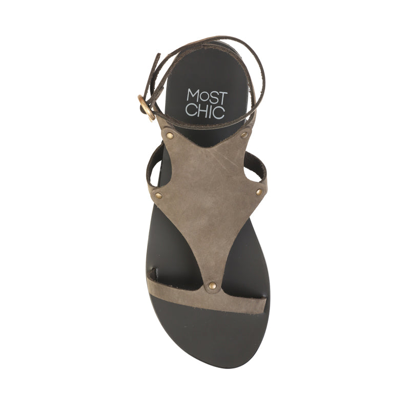Nerine castor leather sandals